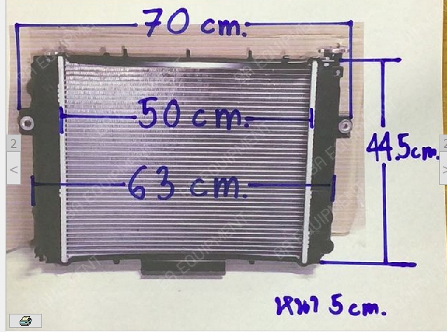 หม้อน้ำ TOYOTA 1DZII 8FD25