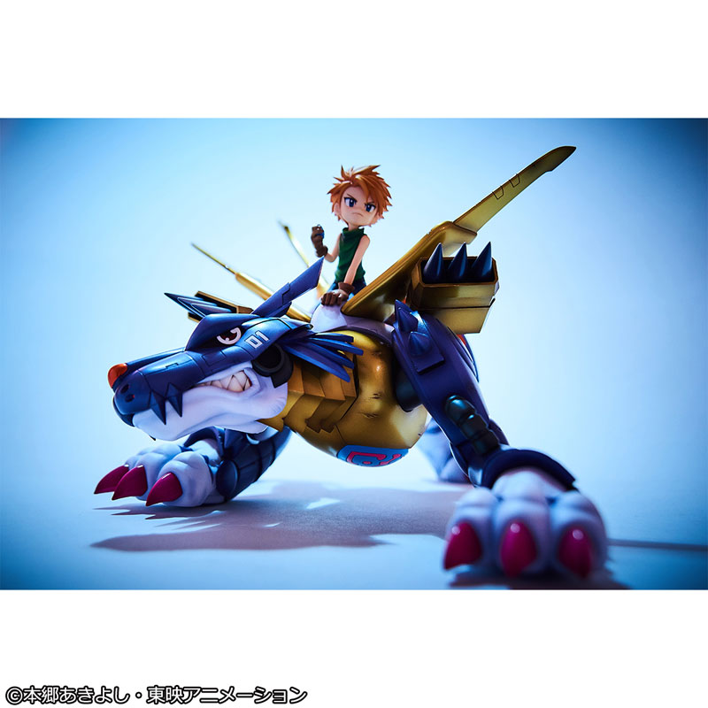 [Exclusive Sale] Precious G.E.M. Series Digimon Adventure Metal Garurumon & Yamato Ishida Complete Figure(Pre-order)(Single Shipment)