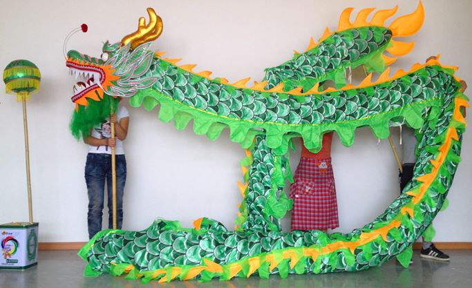 เชิดมังกร มังกรสำหรับเด็ก นักเรียน สำหรับการแสดงเชิดมังกรเบอร์ห้า 5号学生龙儿童舞龙 Dragon No. 5 for Children or Students Perform Dragon Dance