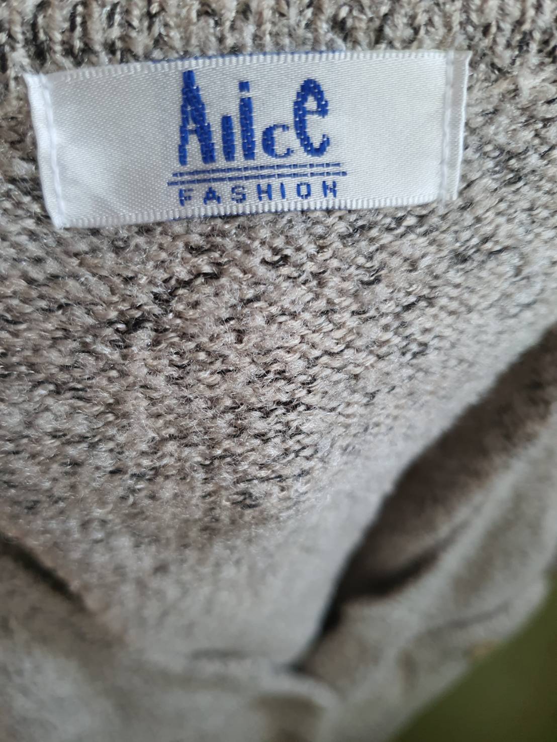 FF05871 ของใหม่ เสื้อคลุมนิตติ้ง สีเทา Ailce อก 38-40 นิ้ว