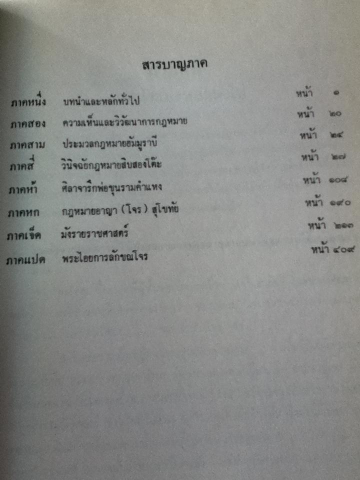 ประวัติศาสตร์กฎหมายชั้นปริญญาโท อนุสรณ์งานพระราชทานเพลิงศพ หลวงสุทธิวาทนฤพุฒิ