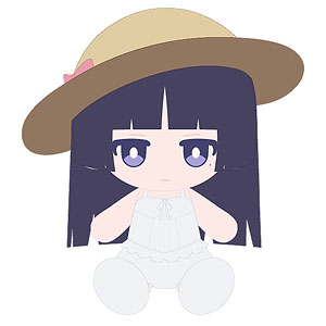 Oreimo 2 Kuroneko (Ruri Goko): Shironeko Ver. Punipuni Plushie(Pre-order)
