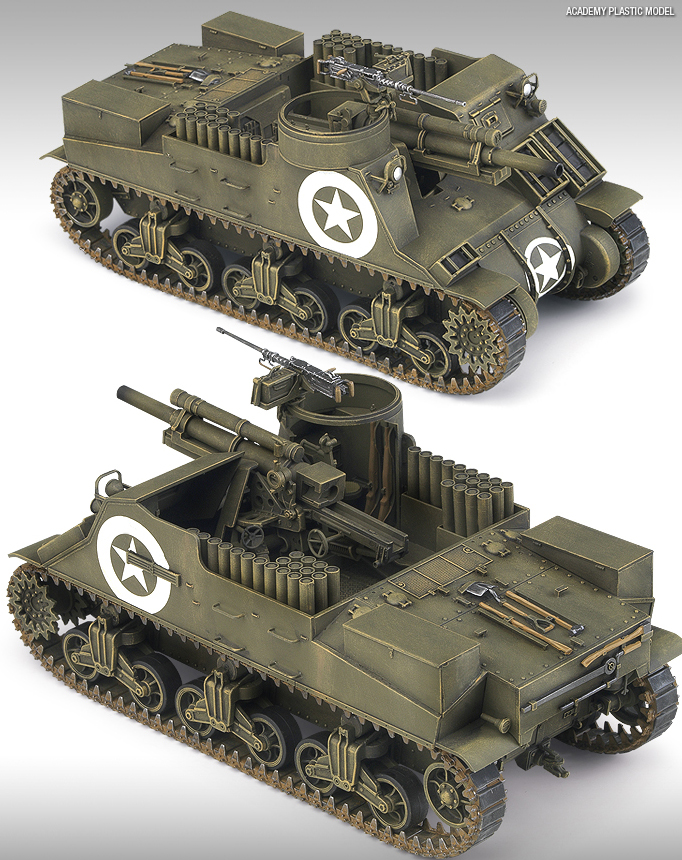 โมเดลรถถัง Academy ขนาด 1/35 AC13210 M7 Priest