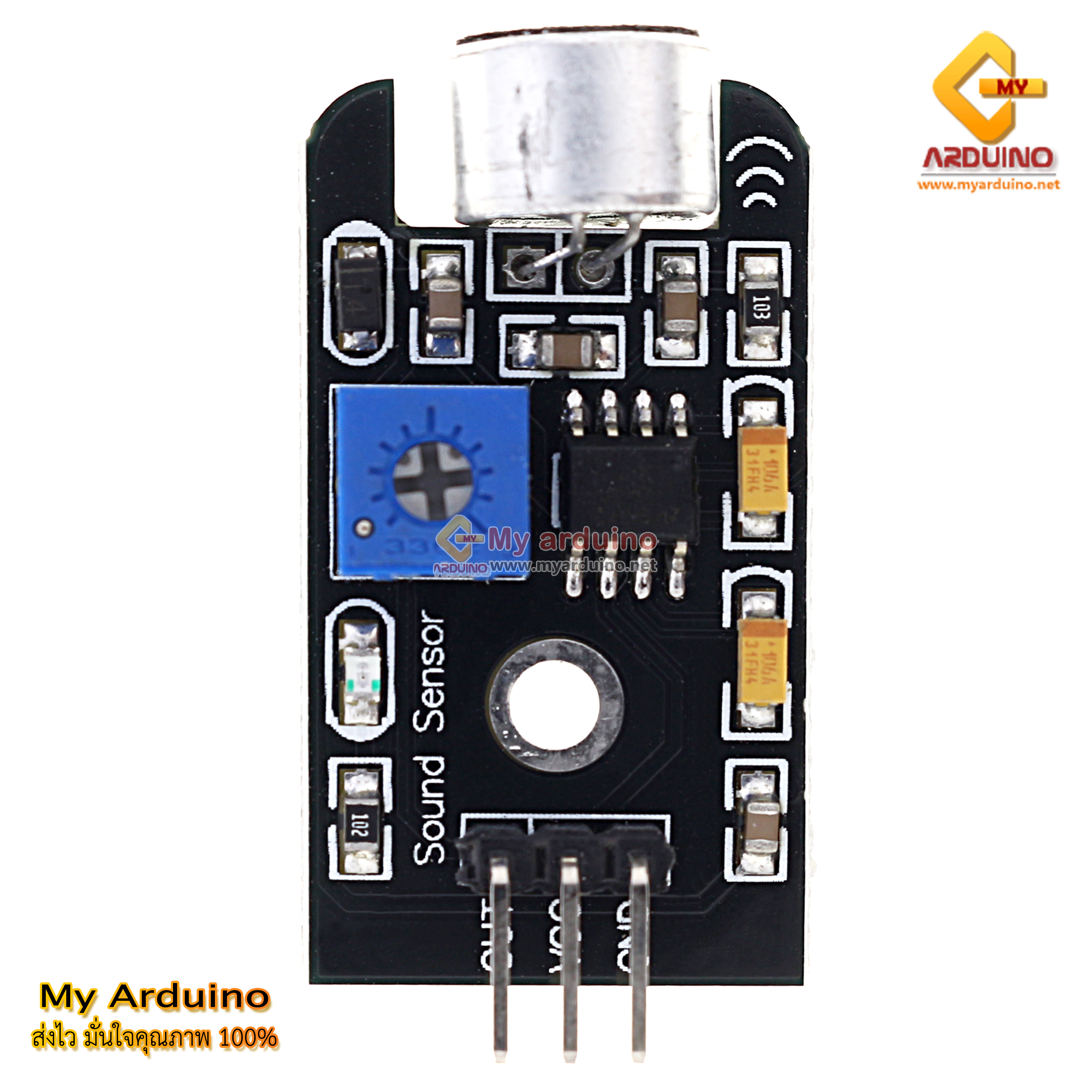 Analog Output Sound Sensor Module High Sensitivity Microphone - ขาย ...