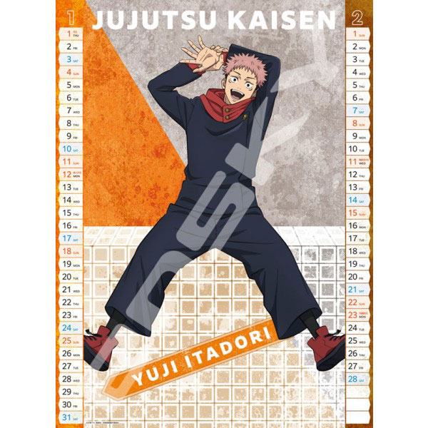TV Anime "Jujutsu Kaisen" CL-019 2026 Wall Calendar(Released)