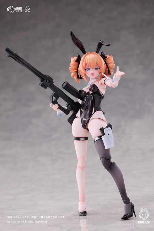 [Bonus] Sushing BUNNY RAPID ACTION SQUAD Sniper Leoni 1/12 Posable Figure(Pre-order)