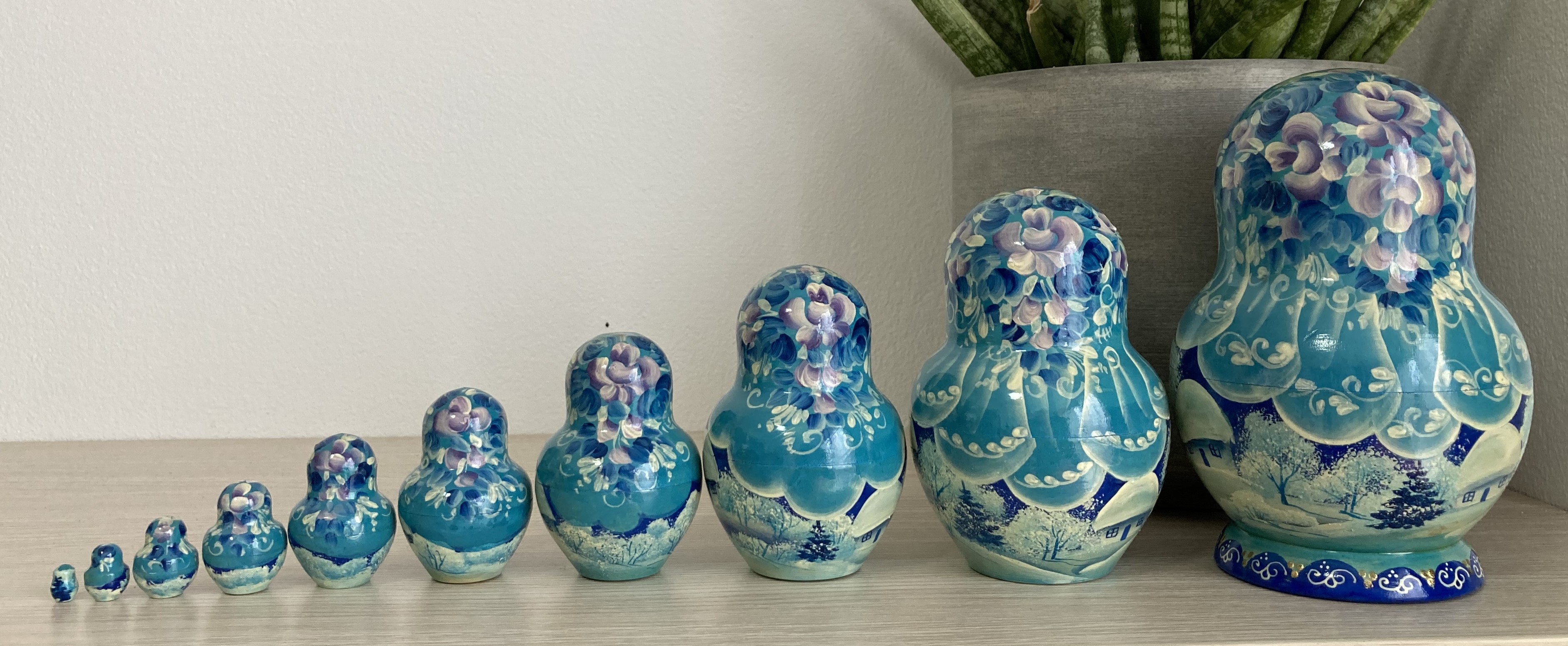 ตุ๊กตาแม่ลูกดกรัสเซีย (Matryoshka) - From Russia With Love "Blue Winter"