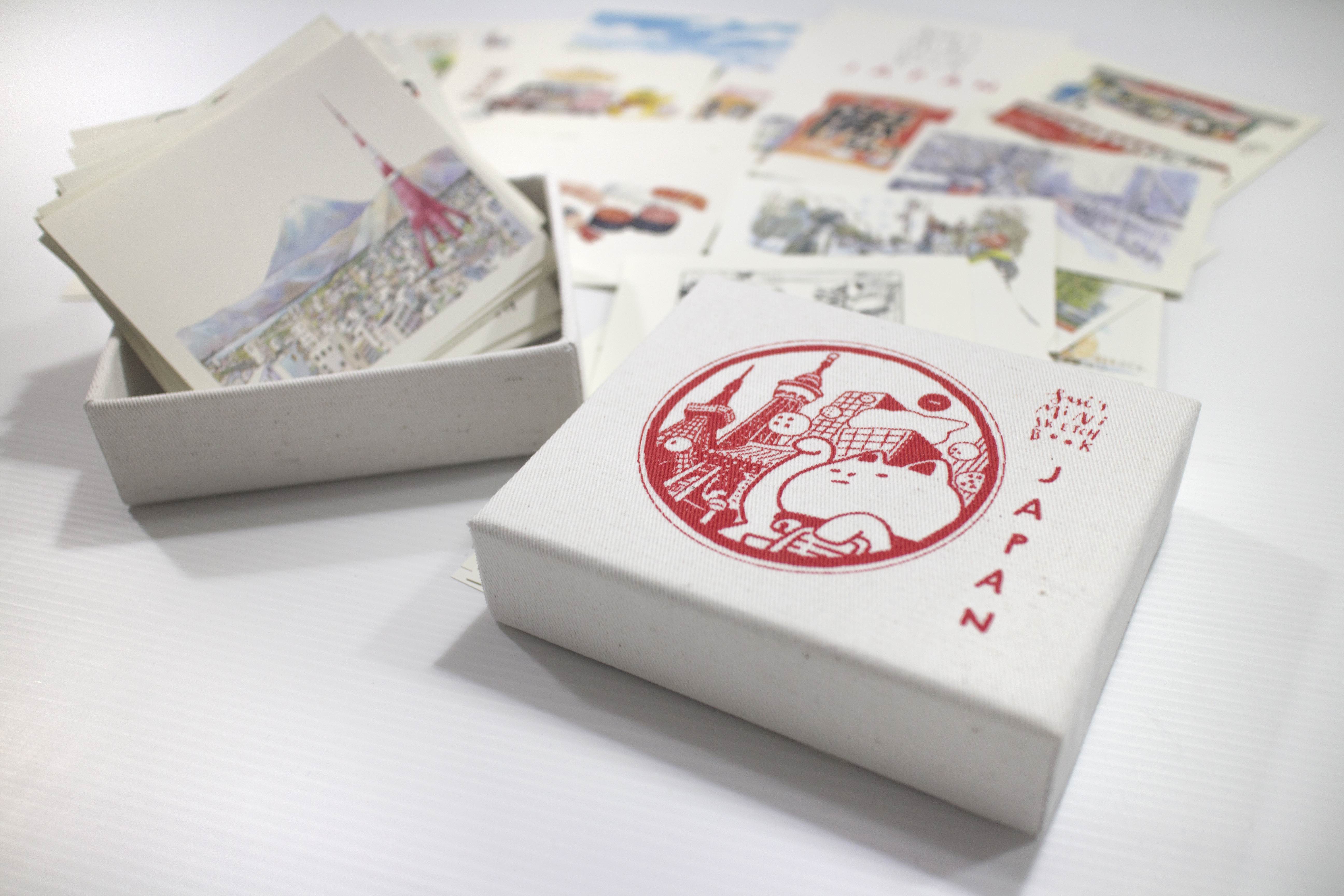 Sasi's mini sketch book JAPAN ศศิ มินิสเก็ตซ์บุ๊ค รวมภาพญี่ปุ่น (แบบเล่ม และกล่อง)