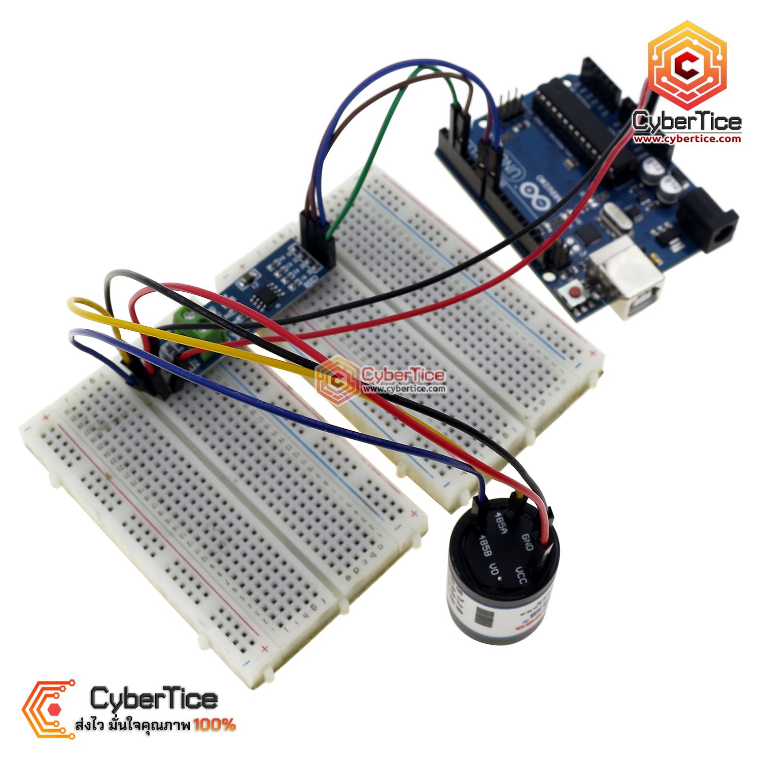 สอนใช้งาน Arduino เซ็นเซอร์วัดค่าออกซิเจน Oxygen Gas Module Sensor JXM ...