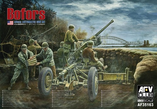 โมเดลรถถัง AFV ขนาด 1/35 AF35163 U.S.Bofors 40 mm. Automatic Gun M1