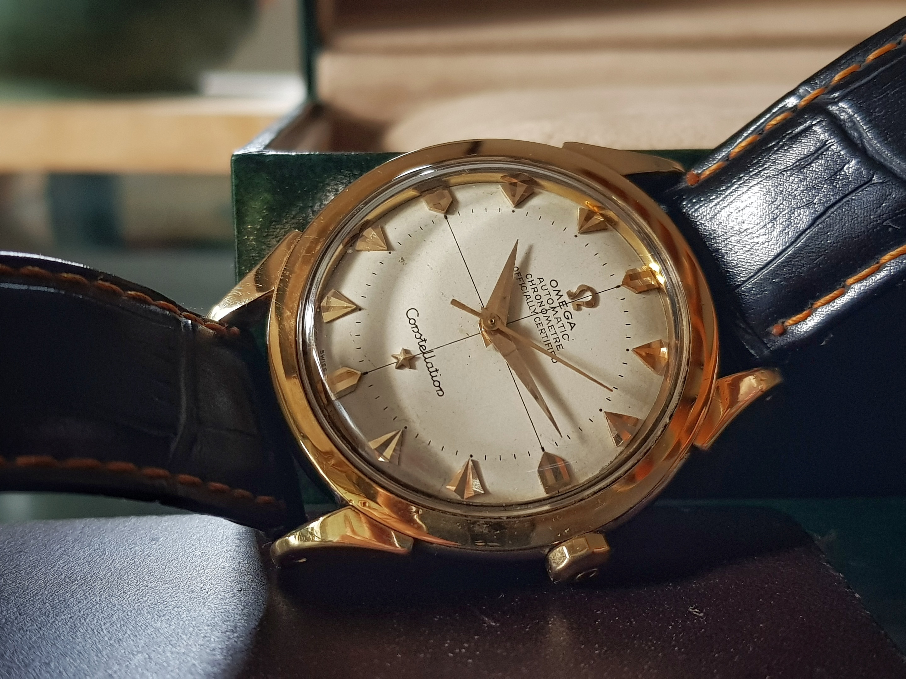 ขาย Omega Constelation Chronometer Cal.354 Ref. 2782 หน้าเดิม เครื่องฝาหลังตรงรุ่น