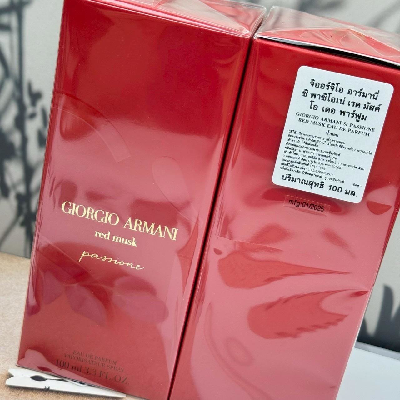 GIORGIO ARMANI SI PASSIONE RED MUSK 100 ml ( สคบคะ )