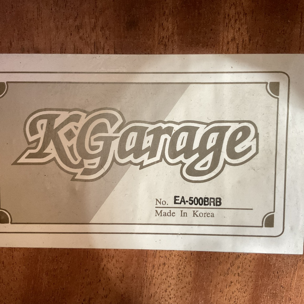 กีต้าร์โปร่งไฟฟ้า K-Garage : EA-500BRB