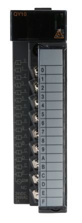 PLC OUTPUT MODULE, MITSUBISHI, QY10