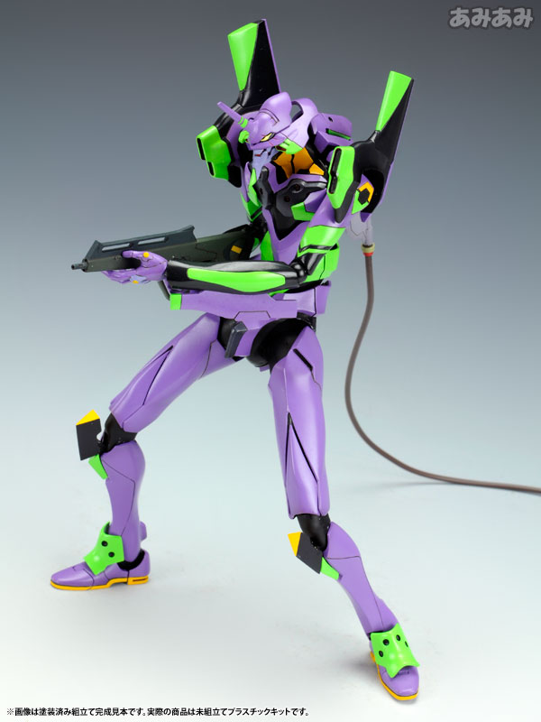 Evangelion: 2.0 You Can (Not) Advance 1/400 General-Purpose Humanoid Battle Weapon Android EVA-01 Test Type Plastic Model(In-Stock)
