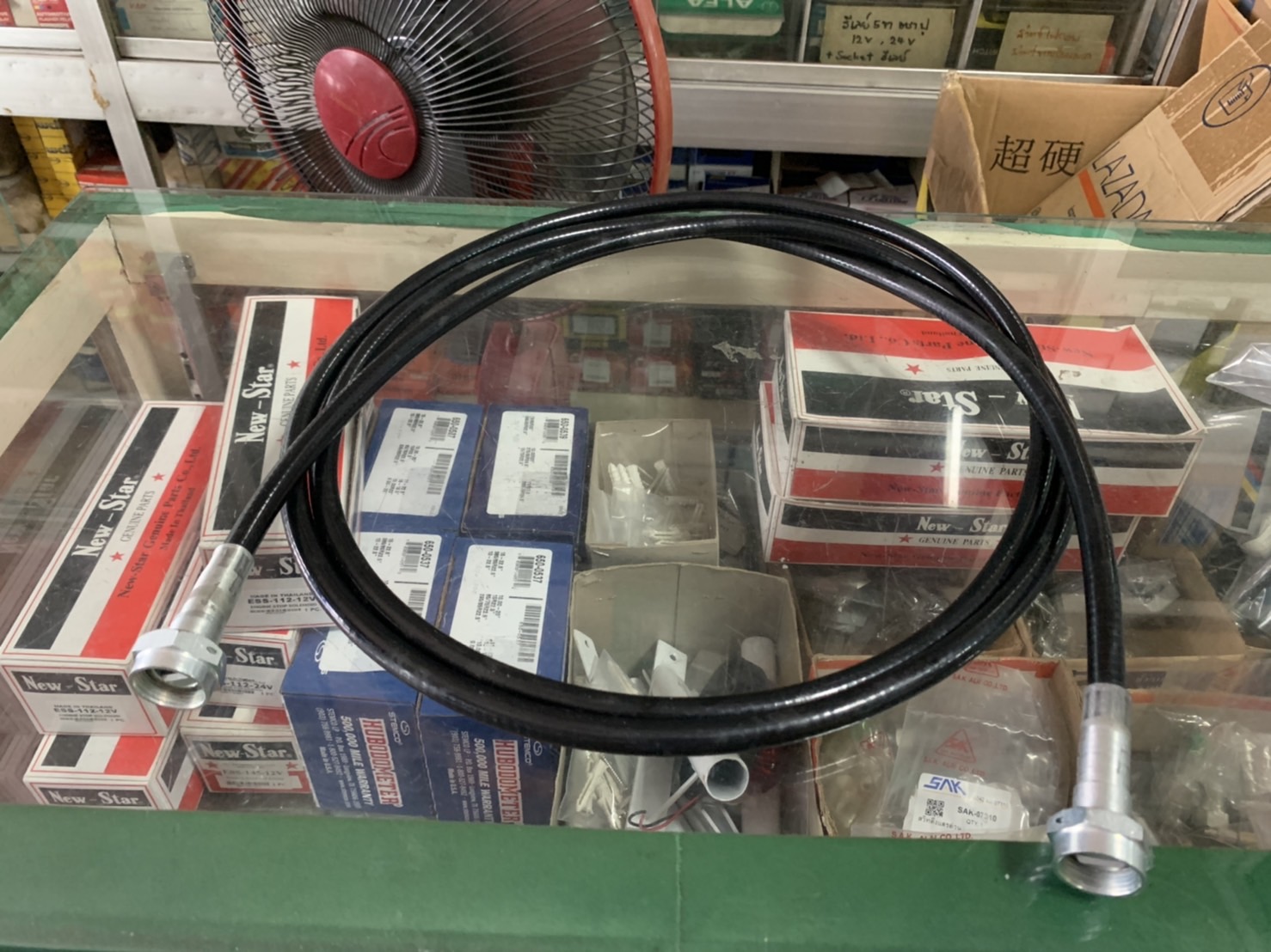 รับสั่งทำสายวัดรอบ สายไมล์ เครื่องปั่นไฟ GENERATOR MPU เรือสปีดโบ้ท กลึงหัวสาย เกลียว ไส้ในใหม่