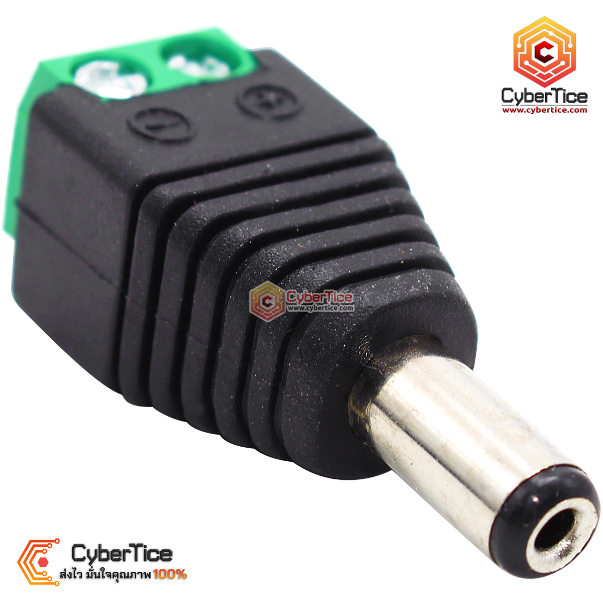 Jack Dc Arduino DC Jack หัวแจ็ค ตัวผู้ male Adapter Jack plug สำหรับ Arduino 2.1x5.5 mm ...