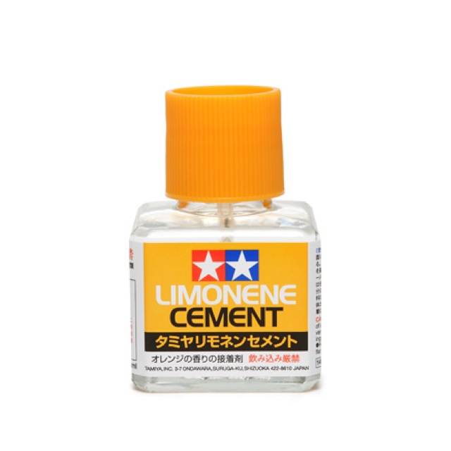 TA87113 Tamiya Limonene Cement 40ml กาวกลิ่นส้ม สูตรผสมเรซิ่น