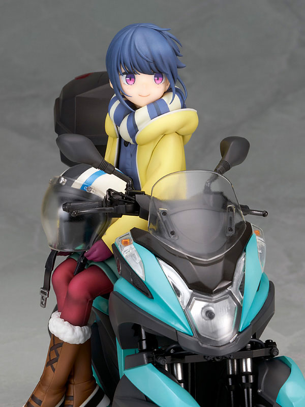 Yuru Camp Rin Shima with Three-wheeled Motorcycle 1/10 Complete Figure(Pre-order)