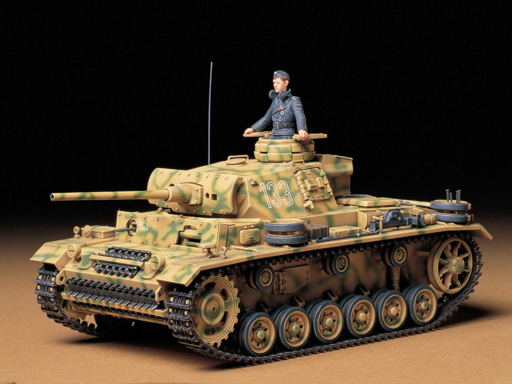 โมเดลรถถังทามิย่า ขนาด 1/35 Tamiya TA35215 German Pz Kpfw III Ausf L