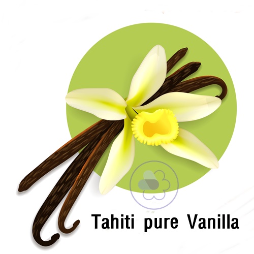 Vanilla : Tahiti pure Vanilla น้ำมันหอมระเหยผสม วนิลาตาฮิติ Floral Amber กลิ่นหอมสดชื่น นุ่มนวล ละลายในน้ำมัน และ แอกอฮอล์ 70 %