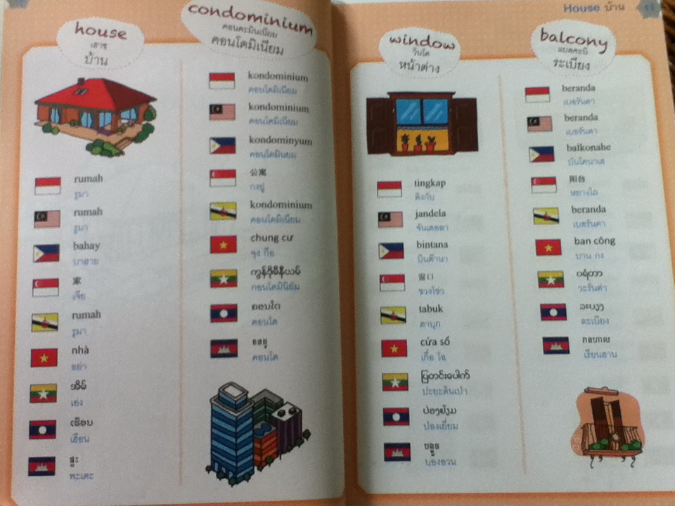 พจนานุกรมภาพ 10 ภาษาอาเชียน/ ผศ.ดร.อัควิทย์ เรืองรอง