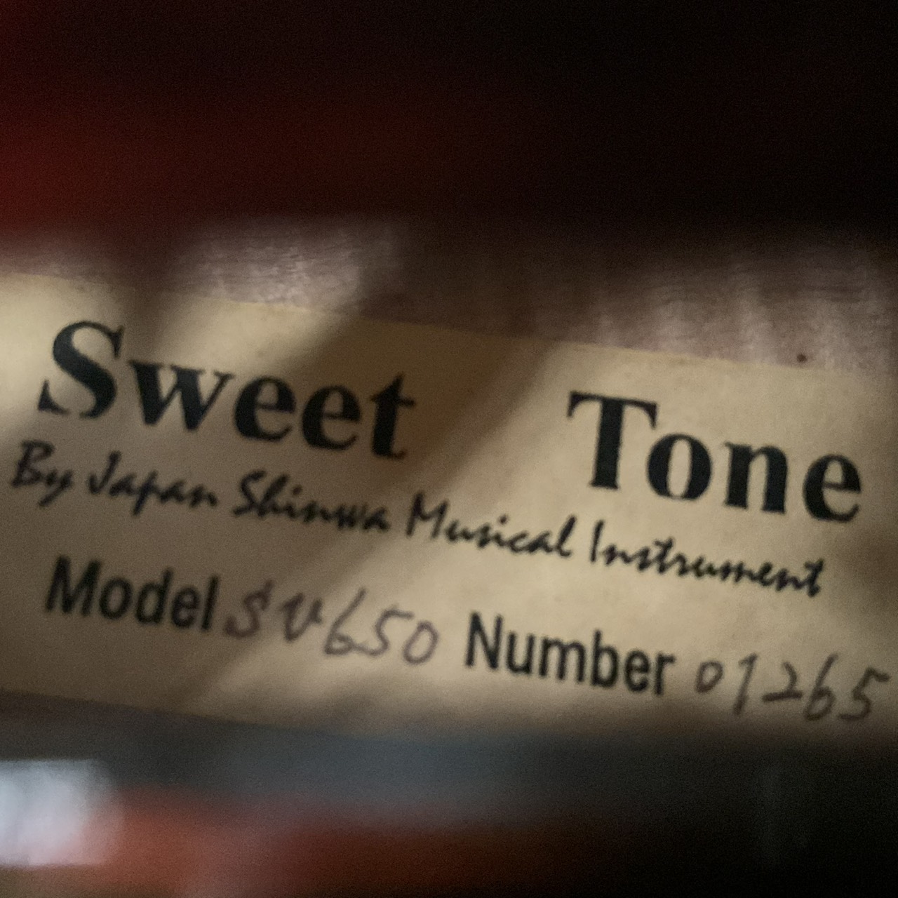 ไวโอลิน Sweet Tone : SV650