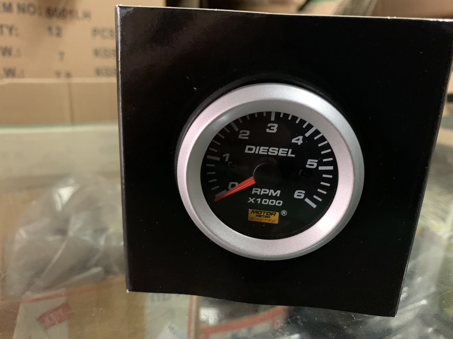 เกจ์วัดรอบดีเซล 2 นิ้ว 6000 RPM 12V ต่อกับไดชาร์ท