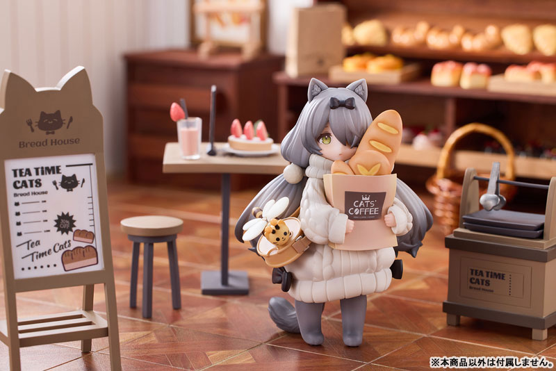 [Bonus] "Tea Time Cats Scene" Meow Town "Bread House" Clerk & Customer Set Complete Figure(Pre-order)