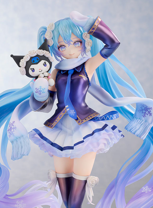 Character Vocal Series 01 Hatsune Miku Snow Miku x Kuromi 1/7 Complete Figure(Pre-order)