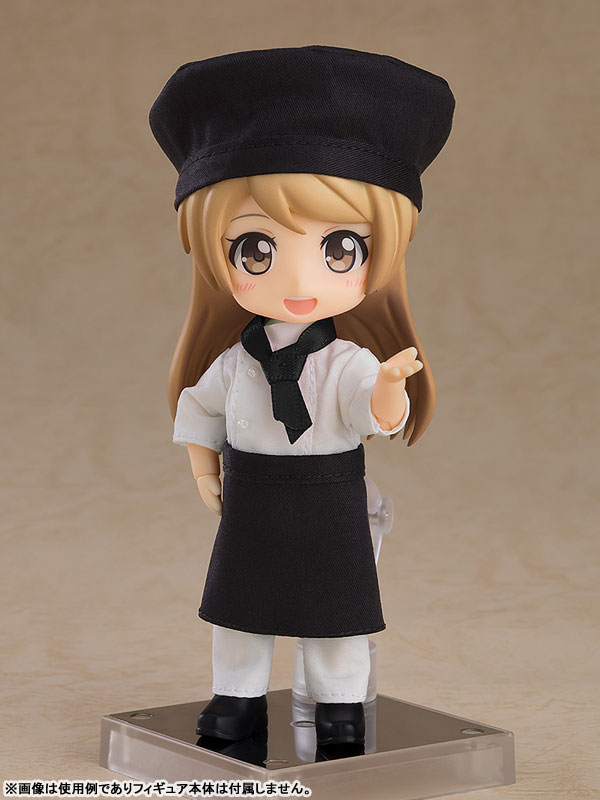 Nendoroid Doll Work Outfit Set Pastry Chef (Black)(Pre-order)