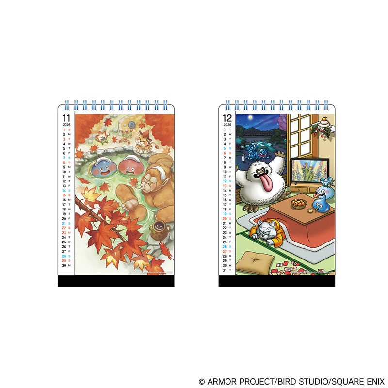 Dragon Quest Stationery Store Calendar 2026(Released)