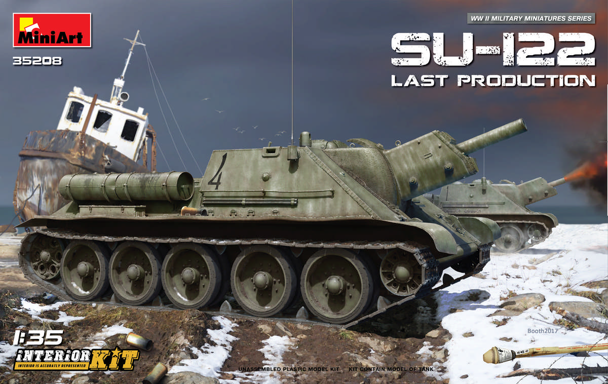 โมเดลรถถัง MiniArt ขนาด 1/35 MI35208 SU-122 (Last Production) Interior Kit