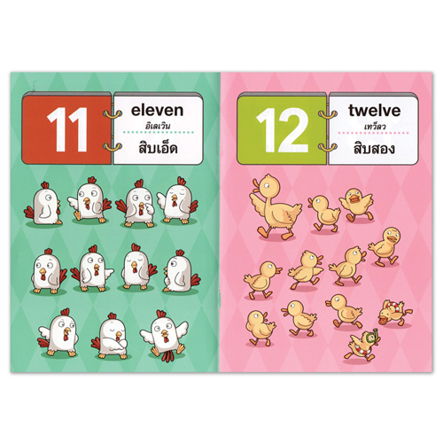 Book World หนังสือ แบบหัดอ่านตัวเลข 1-20