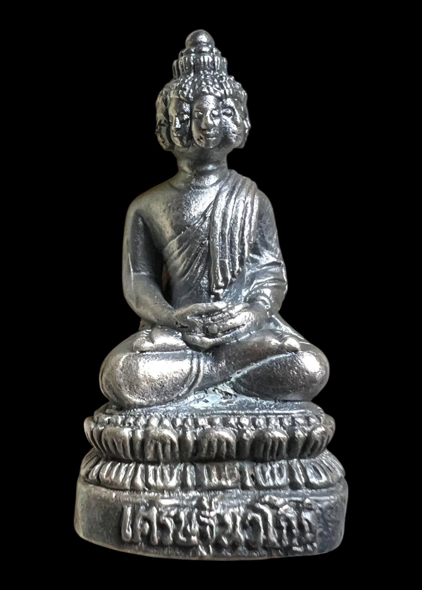 พระเศรษฐีนวโกฏิ (เนื้อสำริดชุบซาติน) Phra Setthi Nawa Kot. (bronze material, Satin plated) SKU-02417