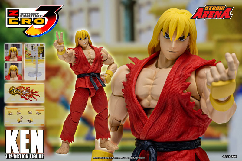 Street Fighter Alpha 3 1/12 Scale Action Figure Ken(Provisional Pre-order)