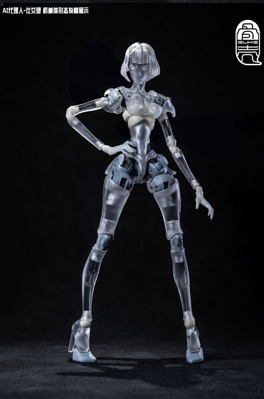 GK01FEC1 AI Agent Servant Type C1 Transparent Ver. 1/12 Scale Posable Figure Body(Provisional Pre-order)