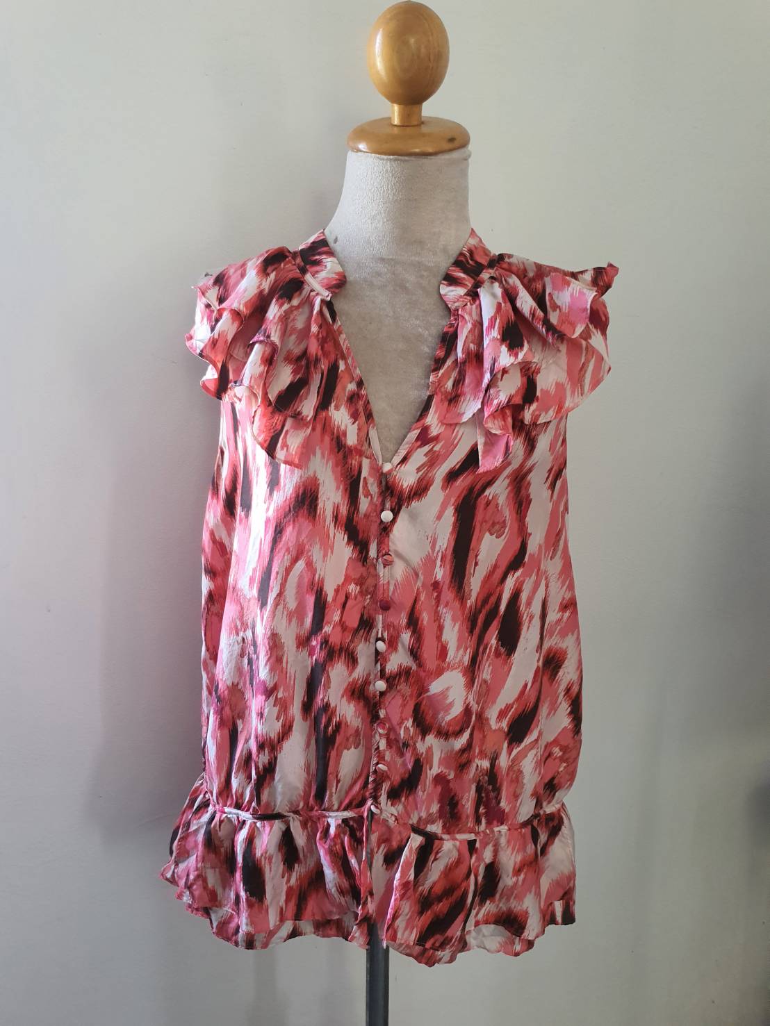 FF06474 เสื้อผ้ามือสอง แขนกุด ann taylor loft อก 38 นิ้ว