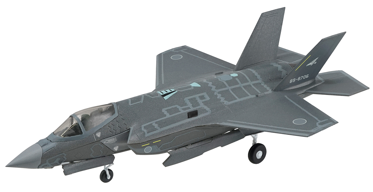 โมเดลเครื่องบินรบ ขนาด 1/144 F-toys High Spec Series Vol. 6 F-35 Lightning II Phase 2 #1-a F-35A JASDF
