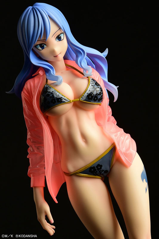 FAIRY TAIL Juvia Lockser Gravure_Style "Black Bikini!!" Sheer Wet Shirt SP 1/6 Complete Figure(Pre-order)