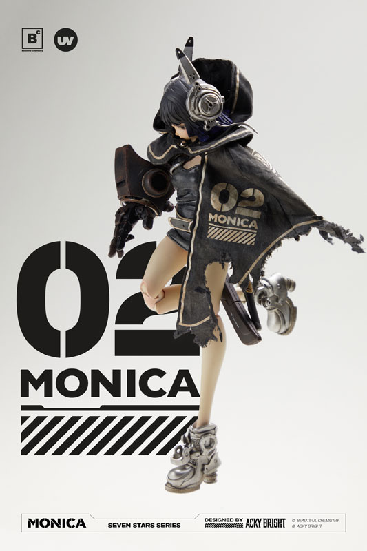 Beautiful Chemistry x Acky Bright Seven Stars Series No.02 Monica 1/6 Complete Model Action Figure(Provisional Pre-order)