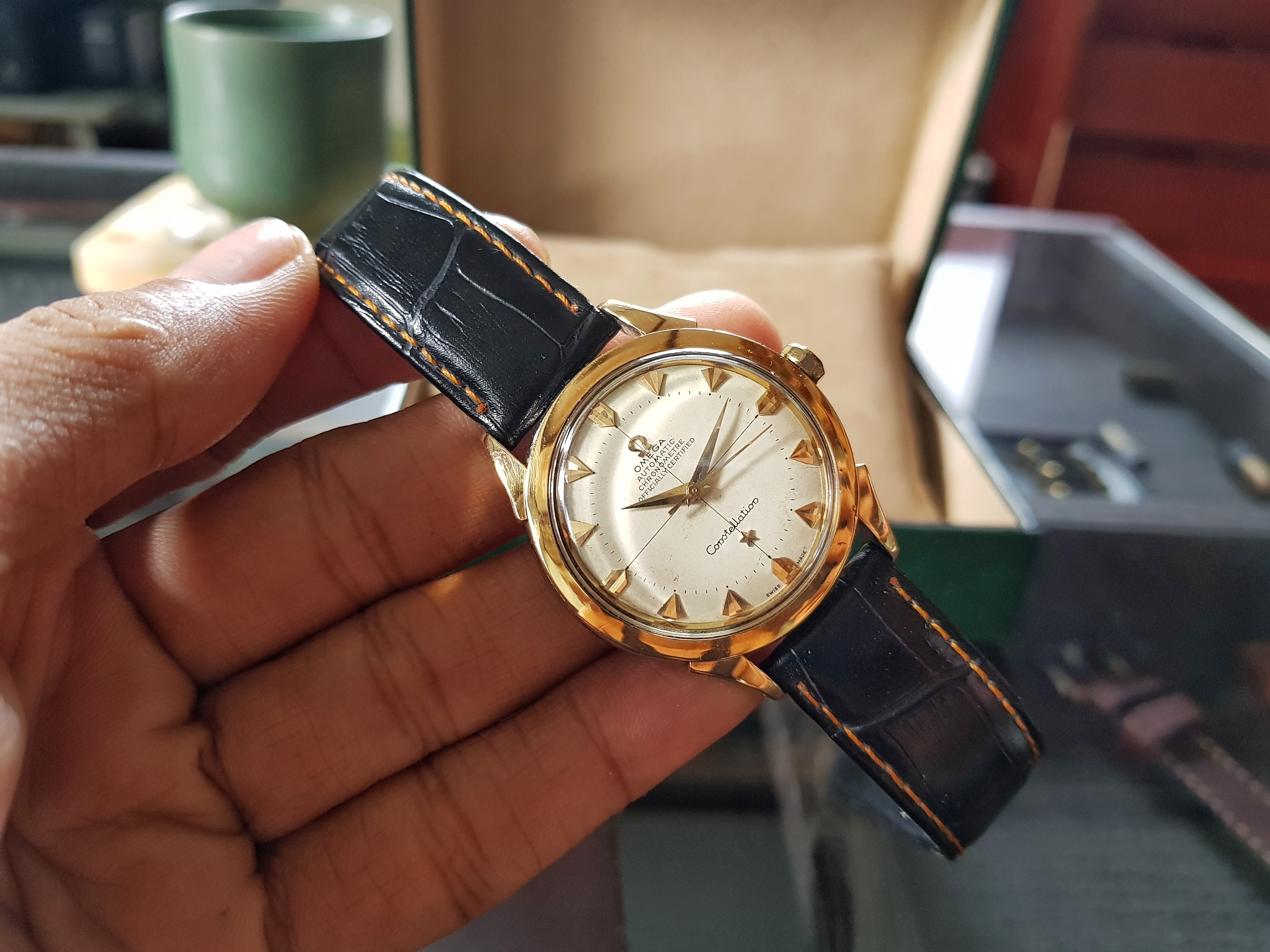 ขาย Omega Constelation Chronometer Cal.354 Ref. 2782 หน้าเดิม เครื่องฝาหลังตรงรุ่น
