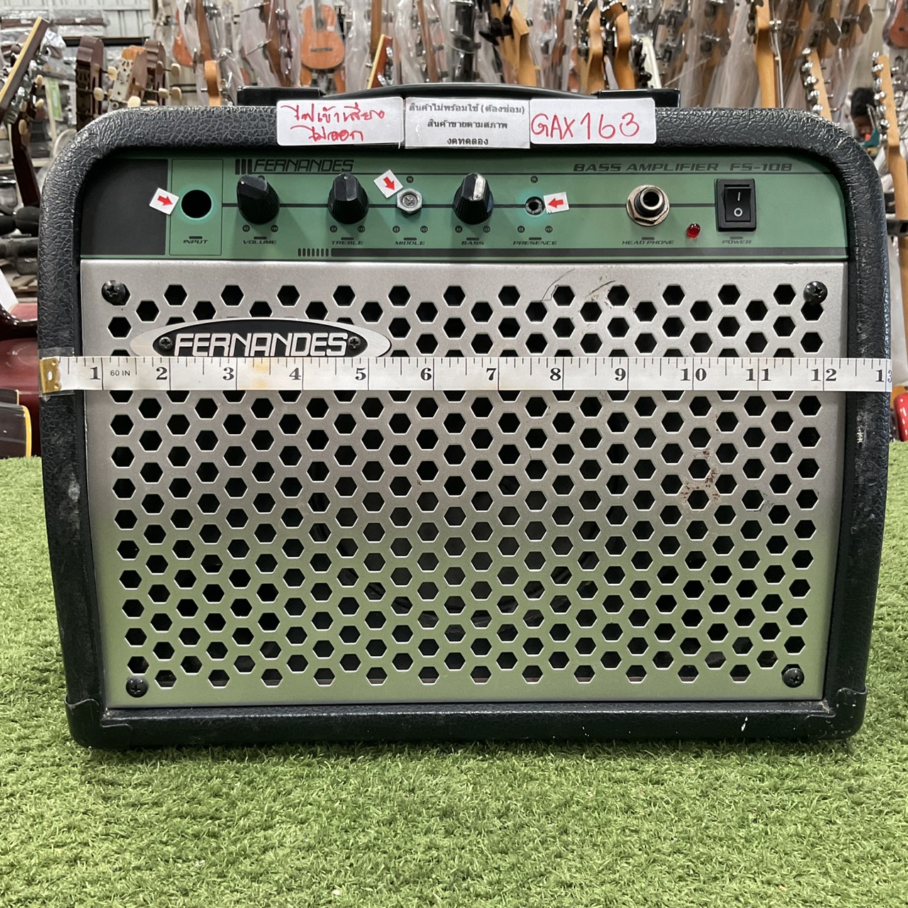 แอมป์เบส FERNANDES : FS-10B สินค้าไม่พร้อมใช้งาน (ต้องซ่อม)