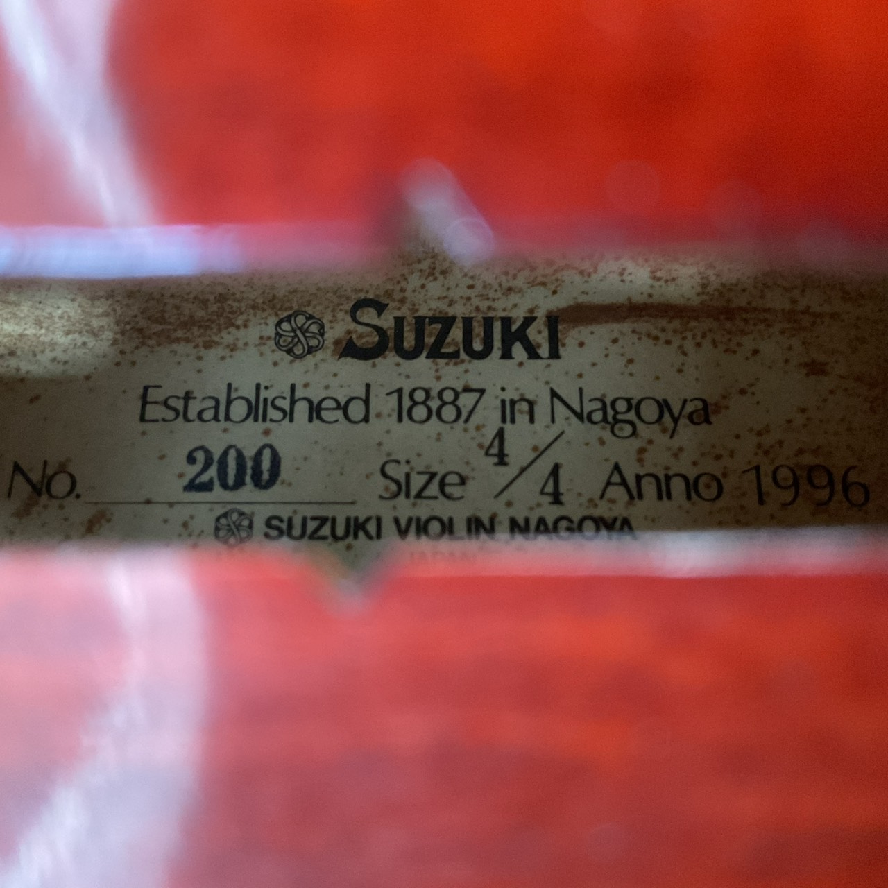 ไวโอลิน SUZUKI : No.200