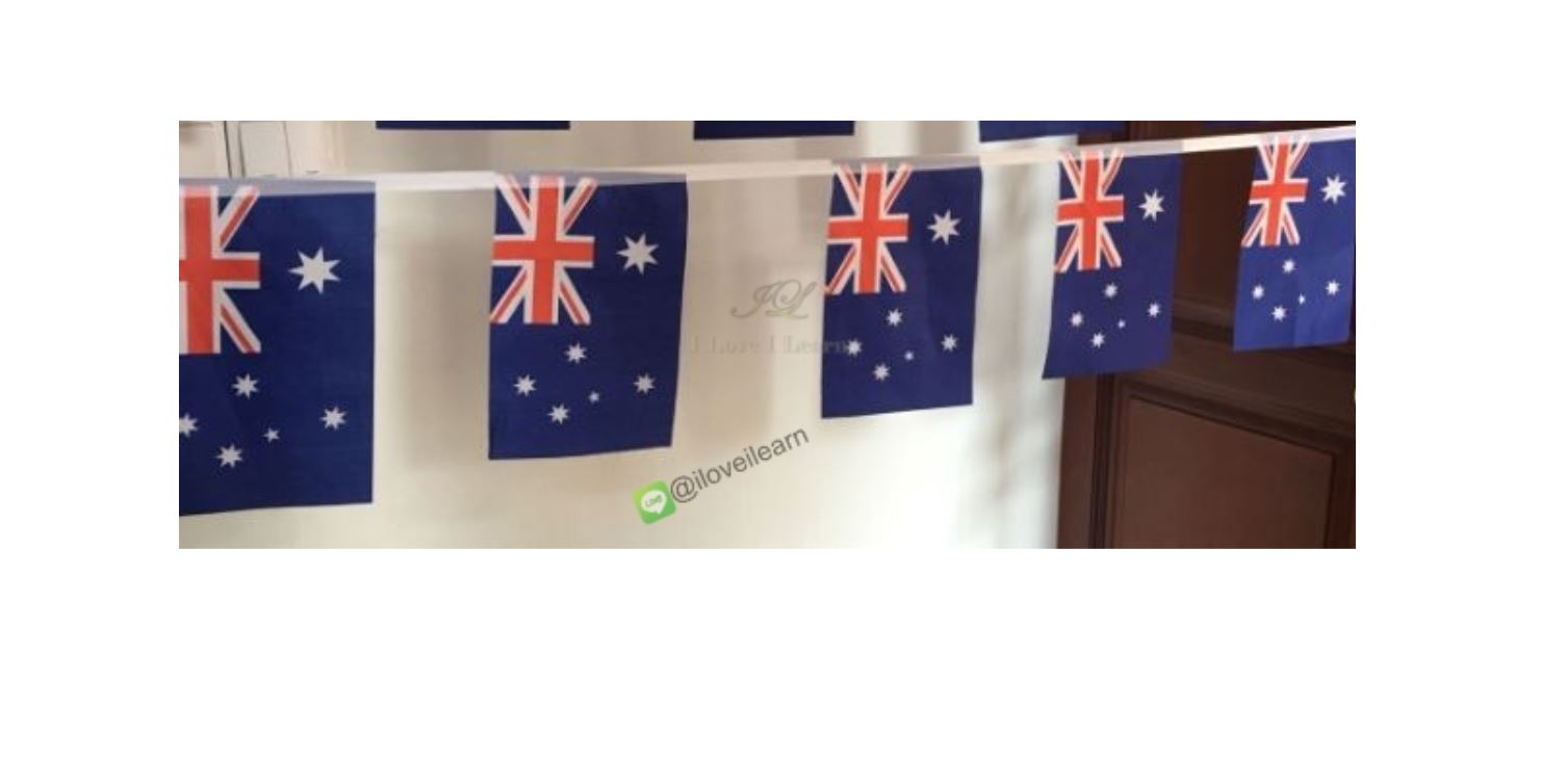 ธงชาติออสเตรเลีย (ธงราวออสเตรเลีย) Australia Flag Small Flag Decoration Australia Small Flag ธงชาติประเทศออสเตรเลีย สำหรับประดับตกแต่งในงาน ตกแต่งสถานที่ ราคาถูก