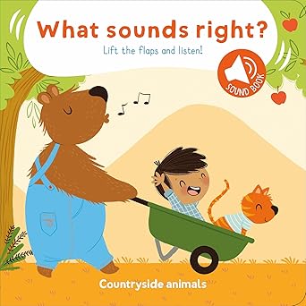 SOUND BOOK: WHAT SOUNDS RIGHT COUNTRYSIDE ANIMALS BY DKTODAY