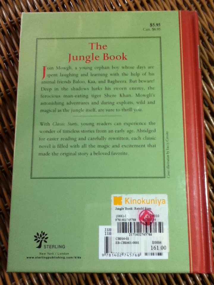 The Jungle Book/ Retold from the Rudyard Kipling original by Lisa Church