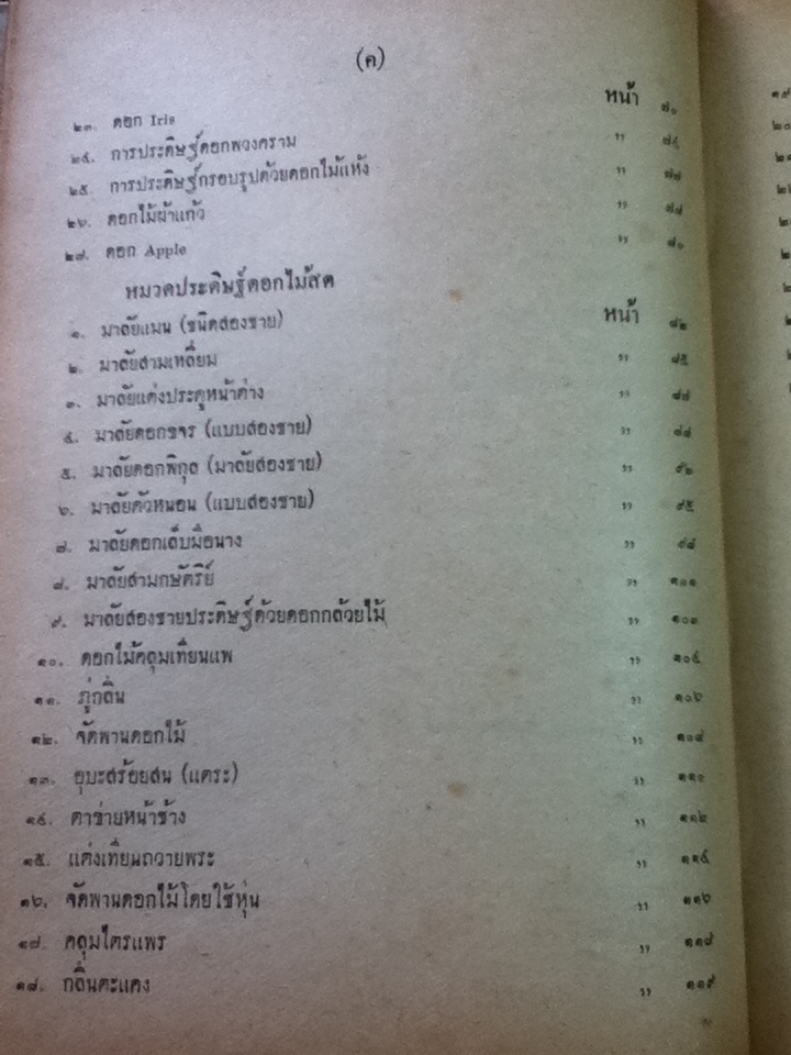 ตำราจัดดอกไม้สด และประดิษฐ์ของชำร่วย/ ม.ร.ว.สอิ้งมาศ นวรัตน์