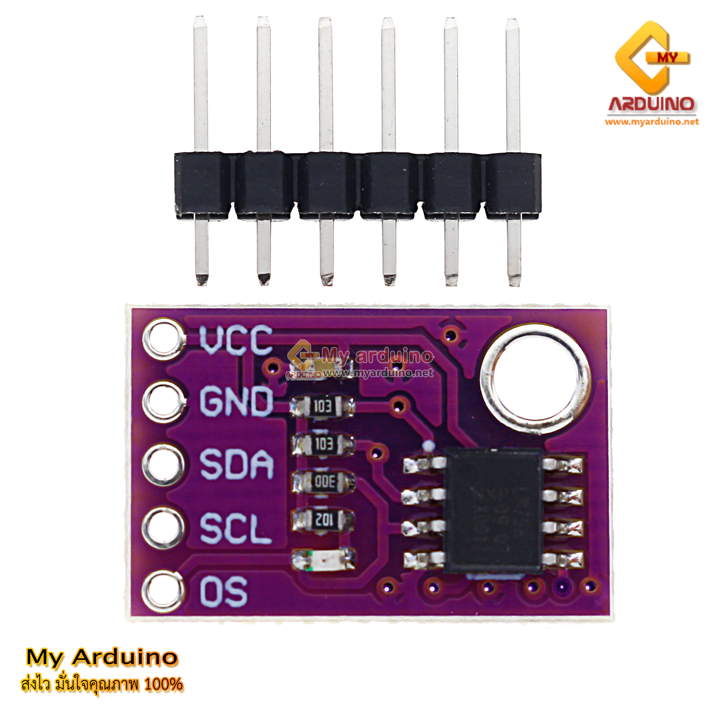 LM75 Temperature Sensor high speed I2C LM75A เซ็นเซอร์วัดอุณหภูมิแบบ ...