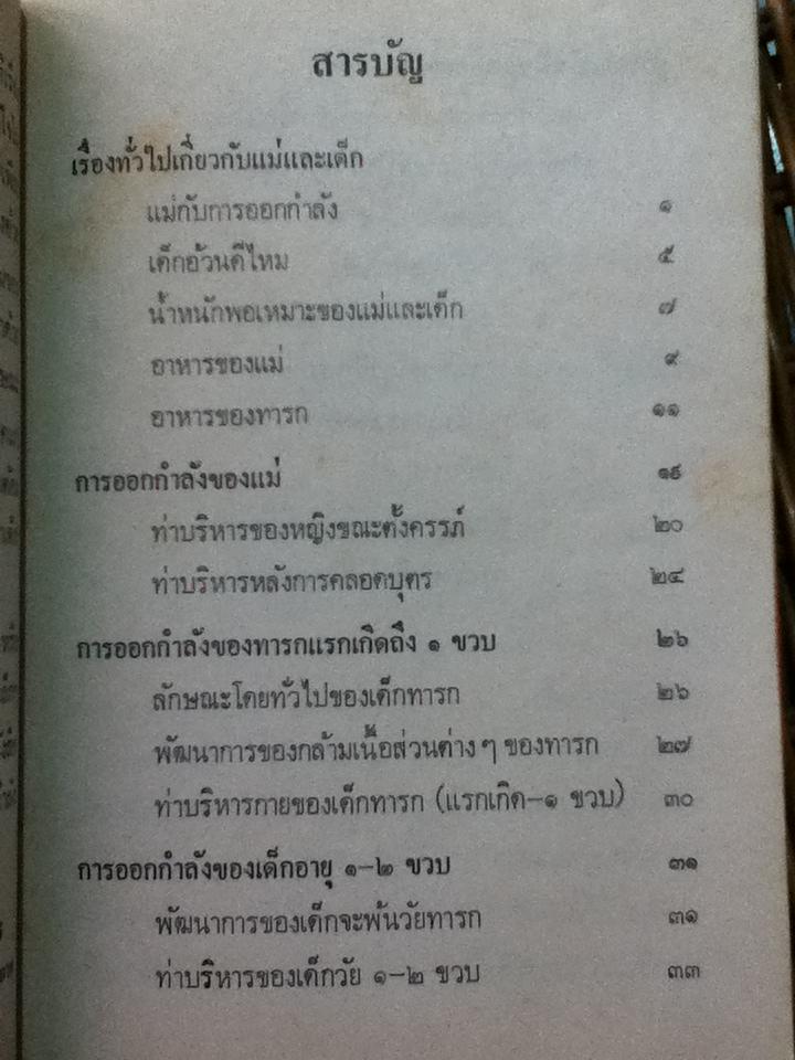 การออกกำลังของแม่และเด็ก/ ดร.จรวยพร ธรณินทร์